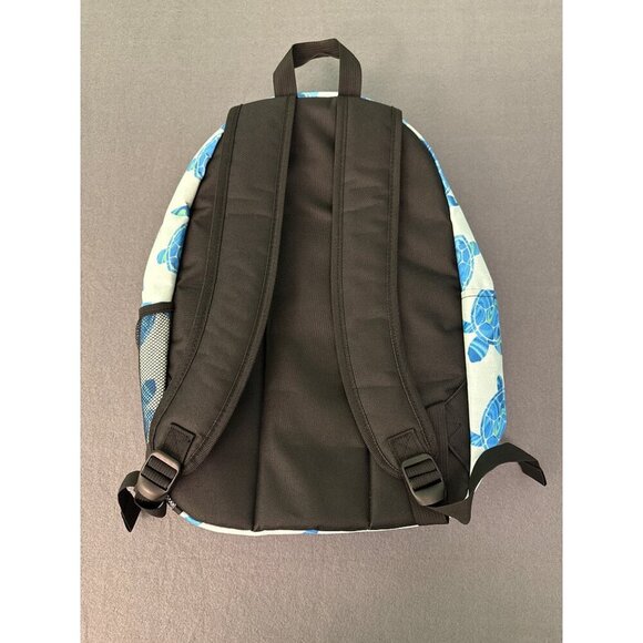 Sea Turtle Print Backpack With Mesh Side Pocket & Multiple Compartments - Picture 3 of 5